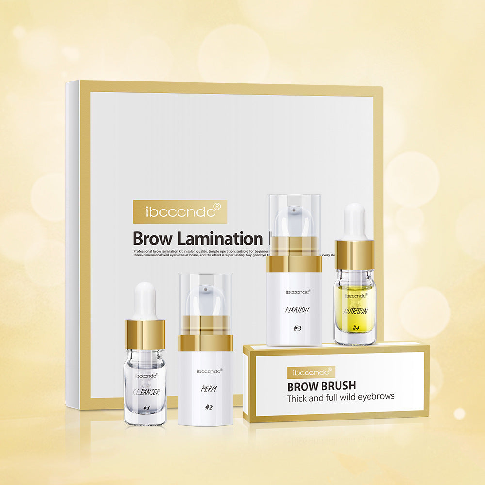 Ironing Set Golden Box Wild Eyebrow Quick Shaping Eyebrow Ironing Agent