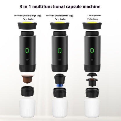 Portable Travel 3 In1 Coffee Espresso Maker - Blixsy