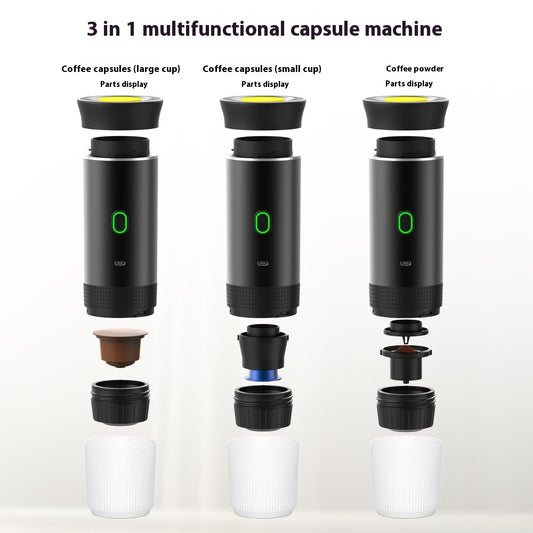 Portable Travel 3 In1 Coffee Espresso Maker - Blixsy
