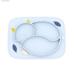Suction cup children's tableware set