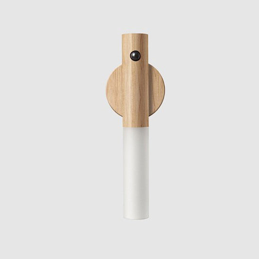 Auto LED USB Magnetic Wood Wireless Night Light - Blixsy