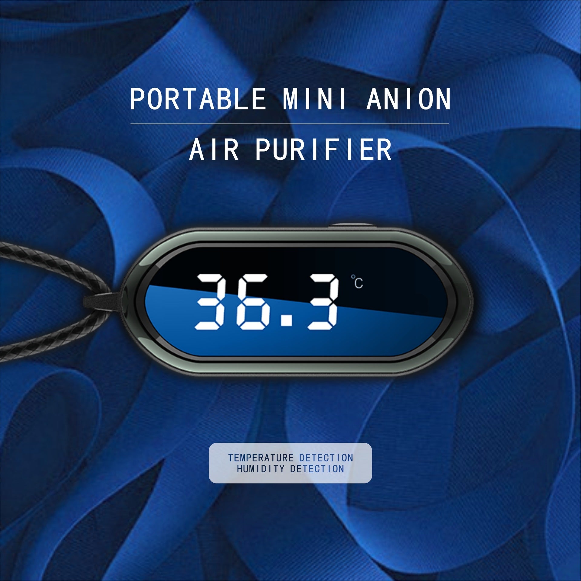 Portable And Wears Negative Ions Air Purifier - Blixsy