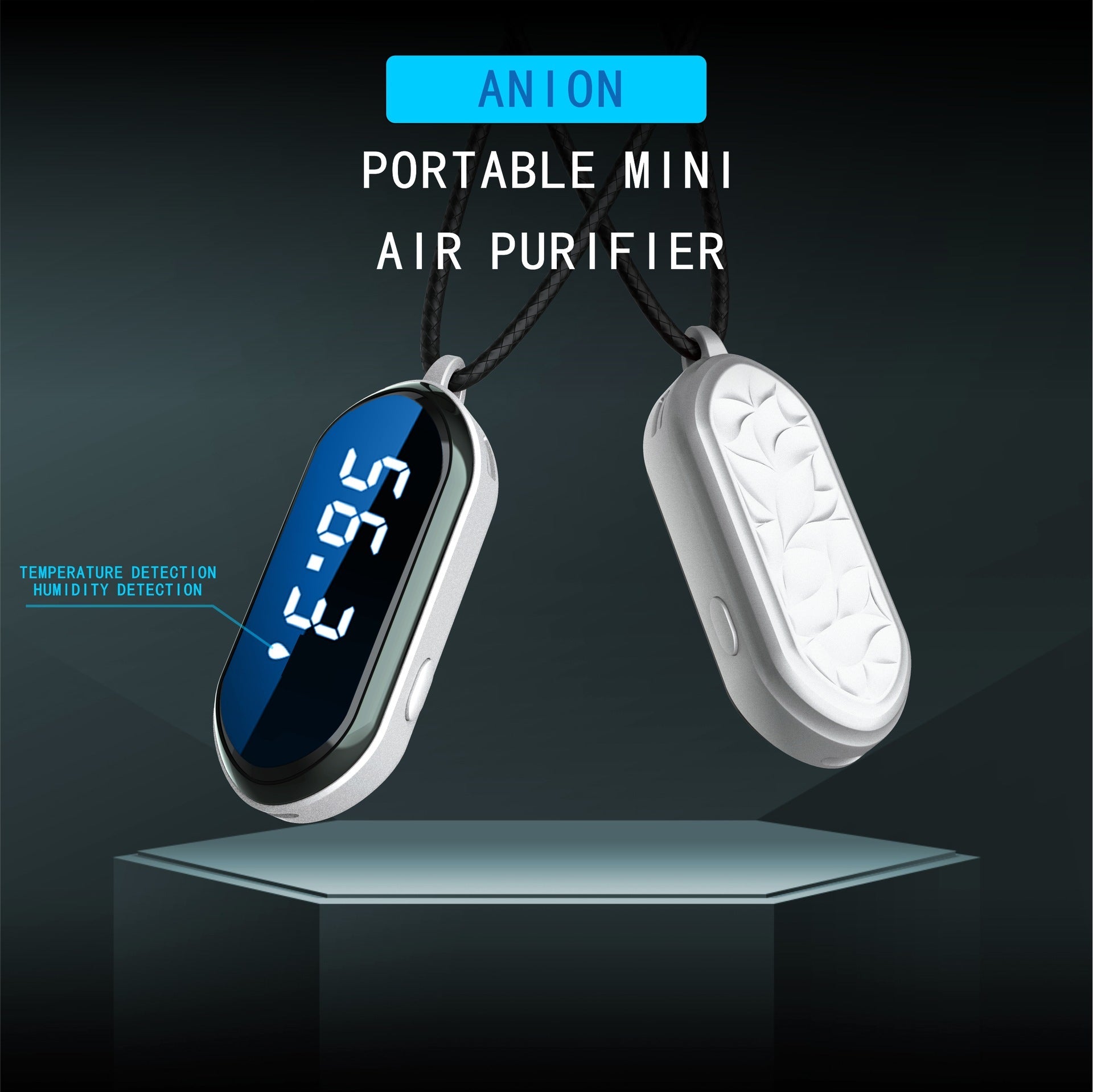 Portable And Wears Negative Ions Air Purifier - Blixsy
