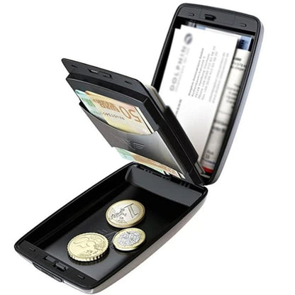 ID Scanning Protect Card Holder Dropshipping Aluminum wallet