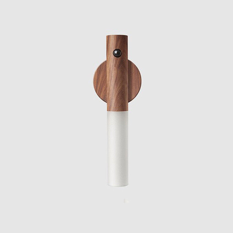 Auto LED USB Magnetic Wood Wireless Night Light - Blixsy