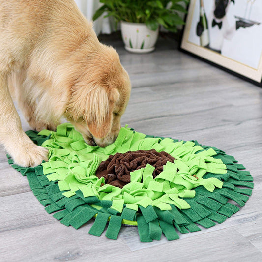 Dog snuffle mat foraging puzzle feeding mat