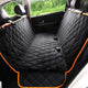Detachable waterproof dog car rear seat cover mat