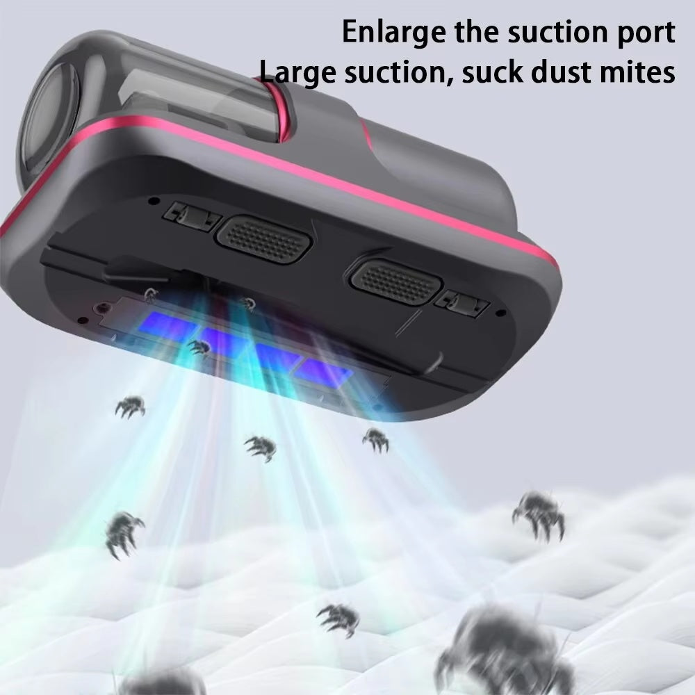 Wireless Mite Remover Bed USB Charging Household UV Sterilization Device Dehumidifying Vacuum Cleaner Deep Tapping Mite Remover