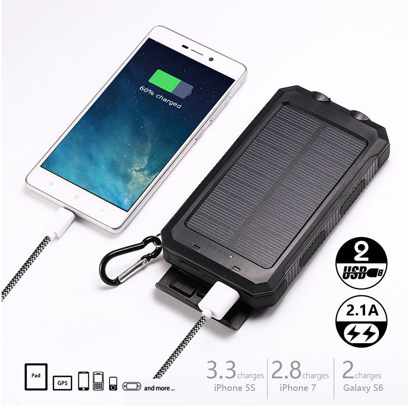 Portable Portable Solar Power Bank - Blixsy