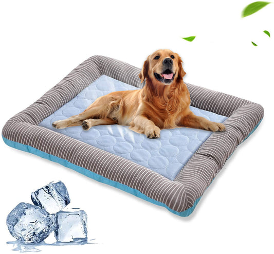 Self-cooling gel pet mat for summer
