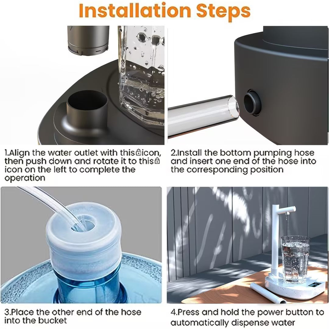 Rechargeable Automatic Water Bottle Dispenser - Blixsy