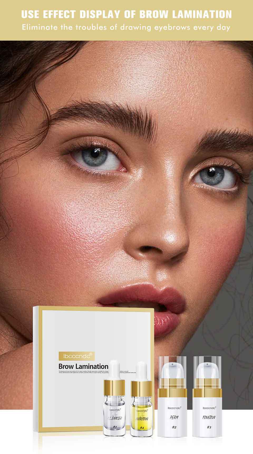 Ironing Set Golden Box Wild Eyebrow Quick Shaping Eyebrow Ironing Agent