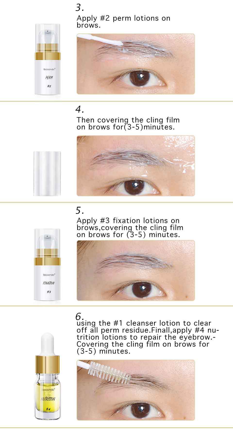 Ironing Set Golden Box Wild Eyebrow Quick Shaping Eyebrow Ironing Agent