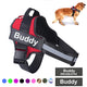 No-pull reflective adjustable dog harness vest