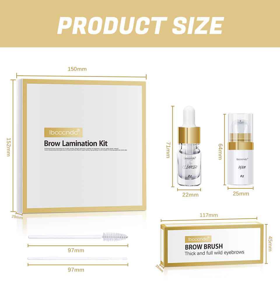 Ironing Set Golden Box Wild Eyebrow Quick Shaping Eyebrow Ironing Agent