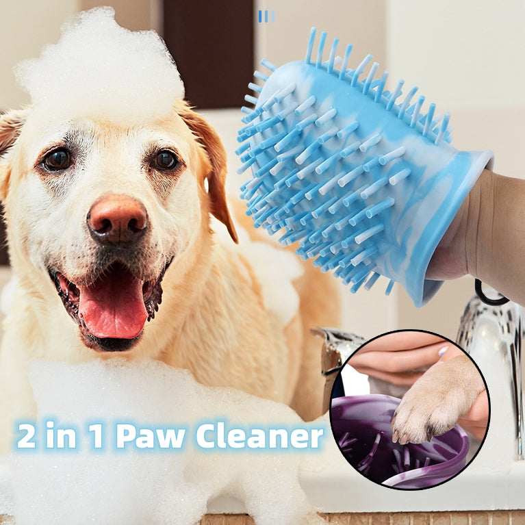 2-in-1 portable dog paw cleaner washer cup