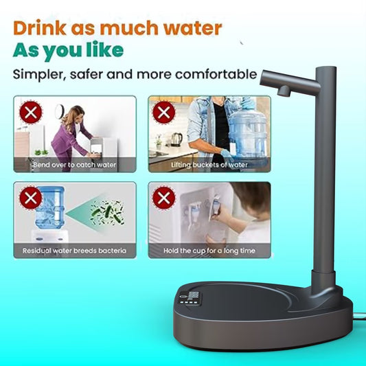 Rechargeable Automatic Water Bottle Dispenser - Blixsy