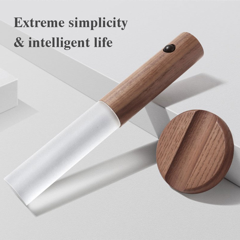 Auto LED USB Magnetic Wood Wireless Night Light - Blixsy